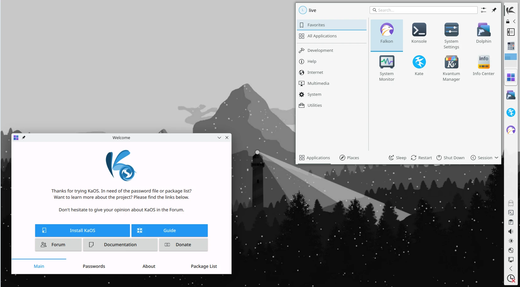 KaOs la distribution Linux KDE par excellence