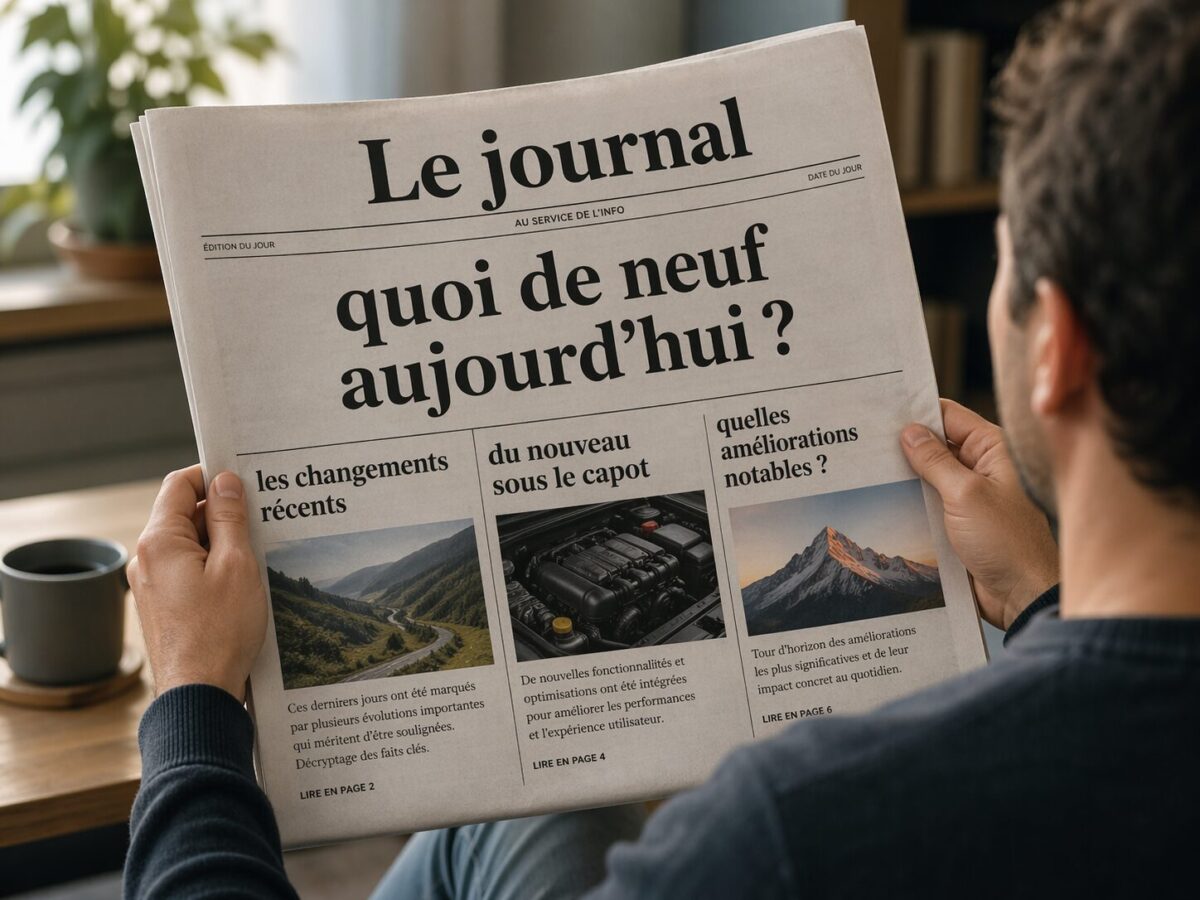 Ne négligez pas le changelog